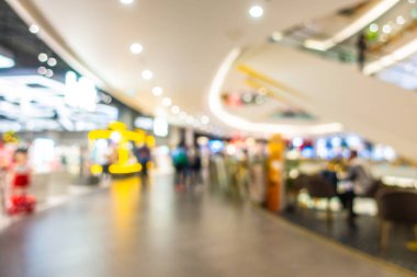 Soyut bulanıklık ve güzel lüks alışveriş merkezi Interio bulanıklık