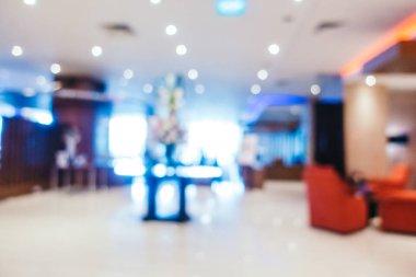 Soyut bulanıklık ve ufuk otel ve lobi iç