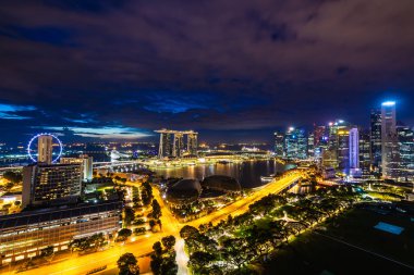 Singapur şehir dış bina güzel mimari