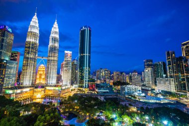 Dış Kuala Lumpur şehirde bina güzel mimari