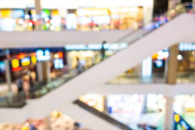 Soyut bulanıklık ve ufuk alışveriş ve perakende iç