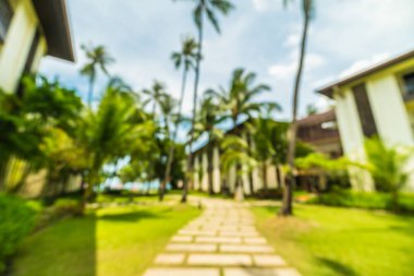 Soyut bulanıklık ve ufuk otel ve tatil