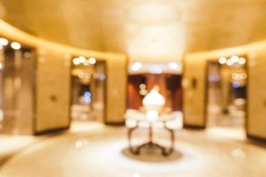 Bulanıklık otel soyut ve iç lobi