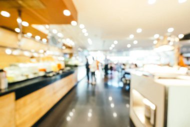 Otel restoranında yemek kahvaltı büfesi bulanıklık