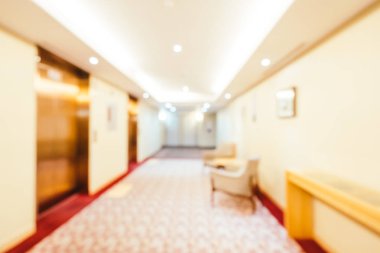 Bulanıklık otel soyut ve iç lobi