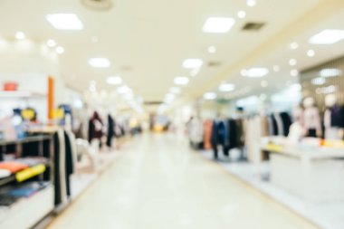 Soyut bulanıklık ve ufuk lüks alışveriş merkezi mağazası iç arka planı için