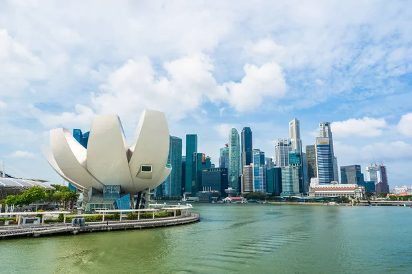 Singapur, 21 Jan 2019: krásná architektura, stavební skyscra — Stock fotografie