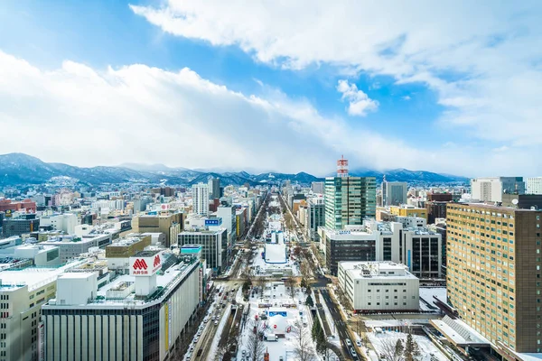 삿포로 홋카이도, 일본-2 2 월 2019 아름 다운 건축 — 스톡 사진