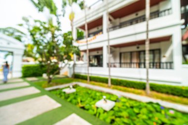 Güzel otel ve tatil arka plan bulanıklık