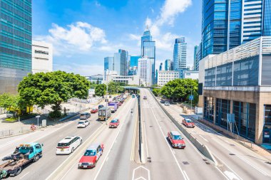 Hong kong, Çin - 15 Eylül, 2018: güzel mimari ofis 