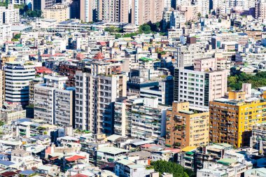 Tayvan taipei City dış dokular bina güzel mimari