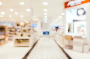 Arka plan için mağaza alışveriş merkezi iç bulanıklık