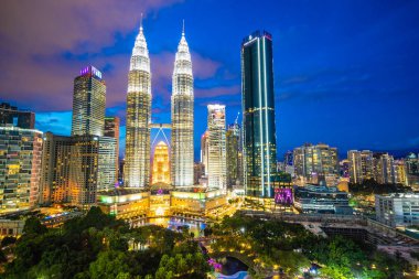 Dış Kuala Lumpur şehirde bina güzel mimari