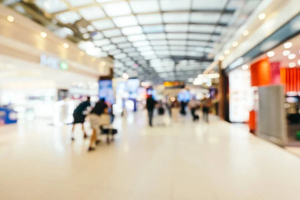 Kabur abstrak dan defocused interior terminal bandara — Stok Foto