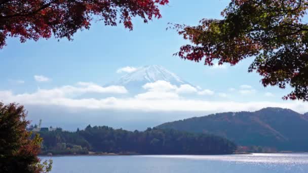 Schilderachtige Beelden Van Prachtige Berg Fuji Japan — Stockvideo