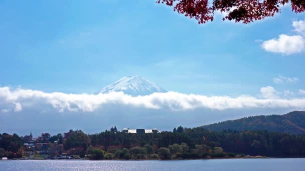 美しい山富士の風光明媚な映像 — ストック動画