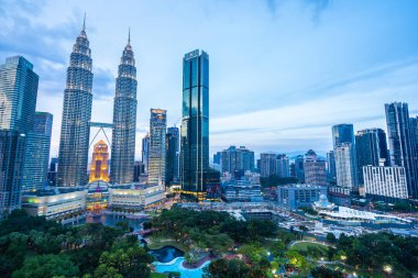 Kuala lumpur sk dış şehirde bina güzel mimari