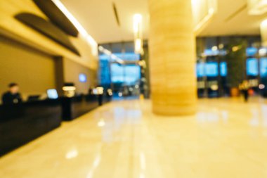 Soyut bulanıklık ve ufuk otel lobi iç