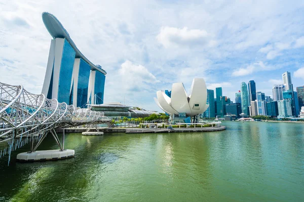 新加坡, 2019年1月21日: 美丽的建筑建筑天空 — 图库照片