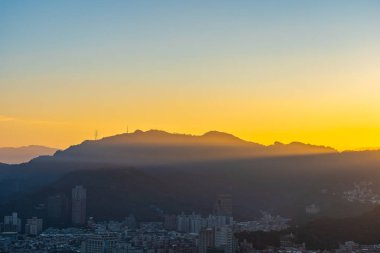 Taipei şehrinin güzel mimarisi