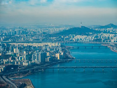 Seul 'de güzel bir mimari bina.