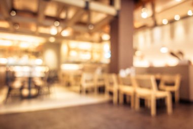 soyut bulanık kahve dükkanı iç mimarisi