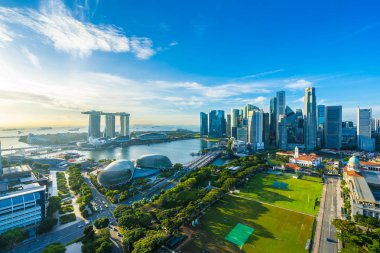 Singapur dış cityscape bina güzel mimari 