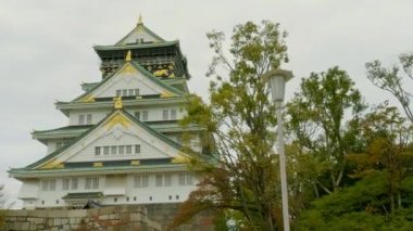 güzel geleneksel Japon pagoda doğal görüntüleri