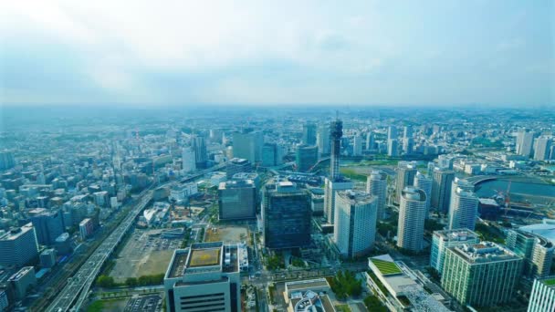 Time Lapse Footage Beautiful Modern Asian City — Stock Video