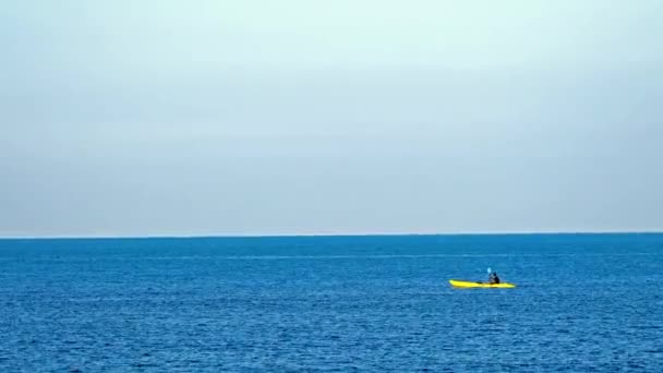 Tranquil Footage Beautiful Wavy Sea — Stock Video