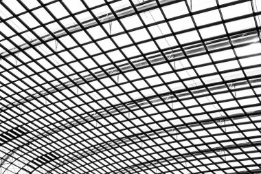 Arka cam pencere çatı mimari dış siyah ve beyaz renkli arka planı için