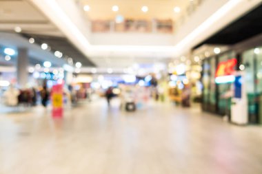 Soyut bulanıklık ve alışveriş merkezi ve alışveriş arka plan için perakende iç defocused