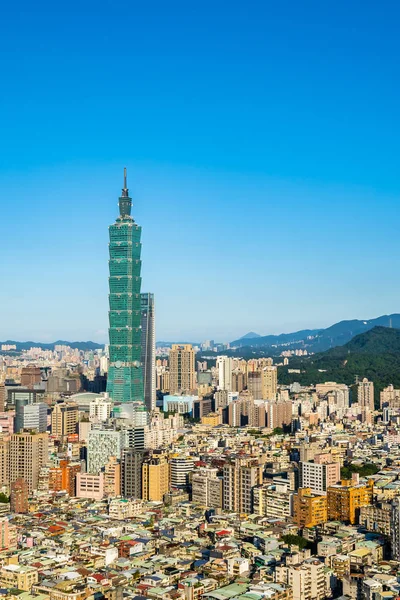 Tayvan Taipei şehir manzarası bina güzel mimari