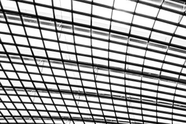 Arka cam pencere çatı mimari dış siyah ve beyaz renkli arka planı için