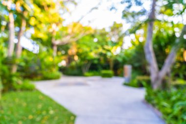 Soyut bulanıklık ve ufuk resort ve otel tatil için seyahat ve arka plan kavramı tatil