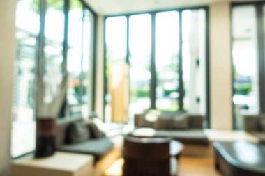 Soyut bulanıklık ve ufuk otel lobi ve salon iç arka planı için