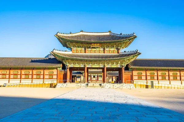 Gyeongbokgung Sarayı Seul Güney Kore Bina Güzel Mimari — Stok fotoğraf