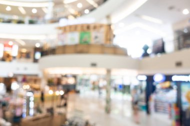 Arka plan için mağaza alışveriş merkezi iç bulanıklık