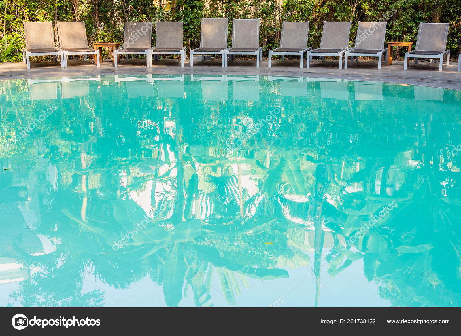 Empty Chair Swimming Pool Hotel Resort Travel Leisure