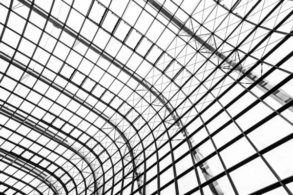 Abstrato Janela Vidro Telhado Arquitetura Exterior Para Fundo Cor Preto — Fotografia de Stock