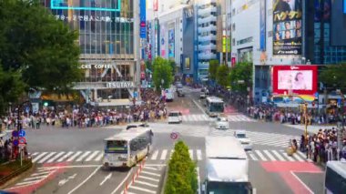güzel modern Asya şehrinin zaman atlamalı görüntüleri