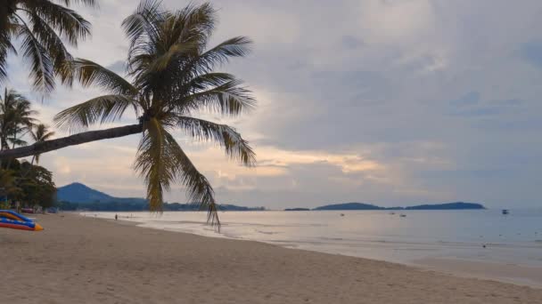 Imágenes Tranquilas Hermoso Mar Ondulado — Vídeos de Stock