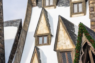 Osaka, Japonya - 12 Kasım 2018: güzel eğlence cazibe Evrensel Studio Osaka harry Potter