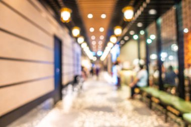 Soyut bulanıklık ve güzel lüks alışveriş ve perakende mağaza iç için arka plan bulanıklık