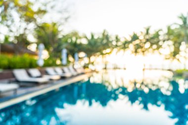 Soyut bulanıklık ve ufuk resort ve otel tatil için seyahat ve arka plan kavramı tatil