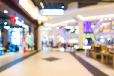Soyut bulanıklık ve alışveriş merkezi ve alışveriş arka plan için perakende iç defocused