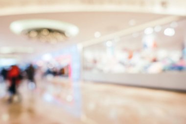 Soyut bulanıklık alışveriş merkezi mağazası iç