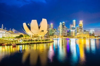 Gökdelen marina defne Singapur City çevresinde bina güzel mimari