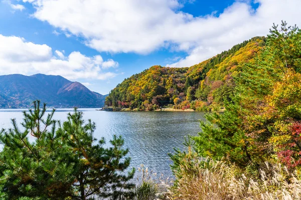 Beautiful landscape around lake kawaguchiko in Yamanashi Japan