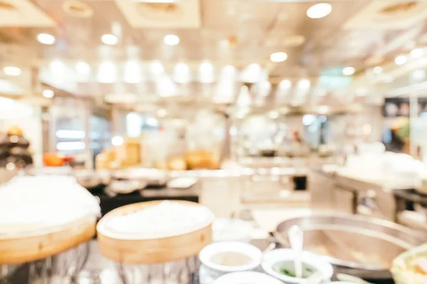 Abstract vervagen ontbijtbuffet in het restaurant van hotel catering — Stockfoto